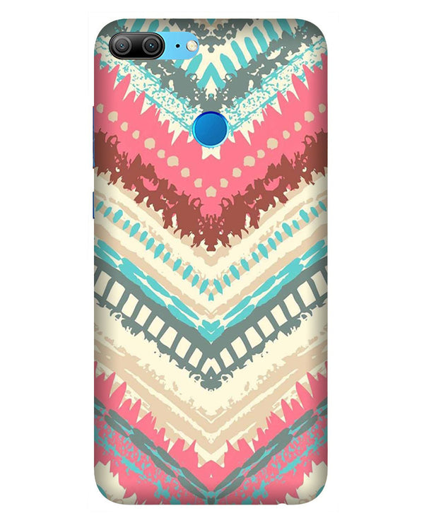 Pattern Mobile Back Case for Honor 9 Lite (Design - 368)