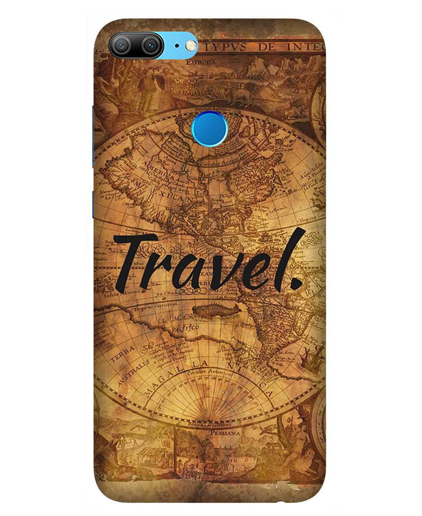 Travel Mobile Back Case for Honor 9 Lite (Design - 375)