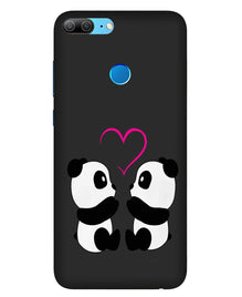Panda Love Mobile Back Case for Honor 9 Lite (Design - 398)