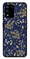 Floral Pattern  Metal Mobile Case for Realme 9 SE 5G   (Design No -52)