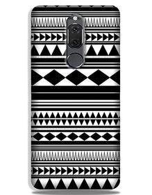 Black white Pattern Case for Honor 9i