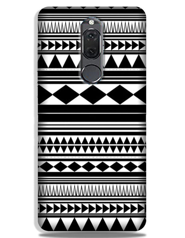 Black white Pattern Case for Honor 9i