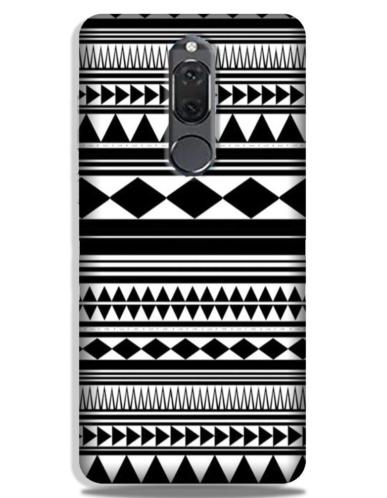 Black white Pattern Case for Honor 9i