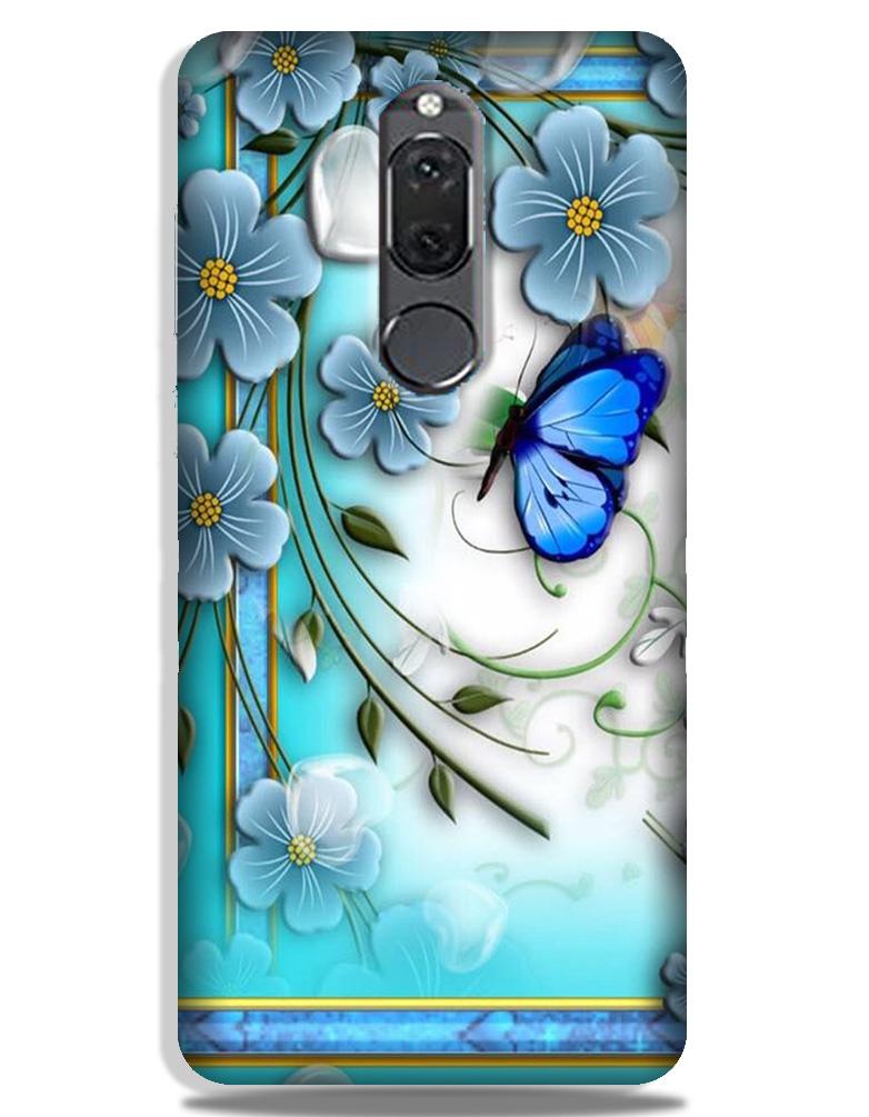 Blue Butterfly Case for Honor 9i