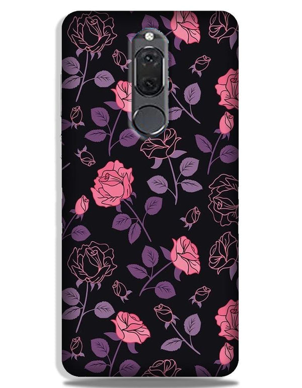 Rose Black Background Case for Honor 9i