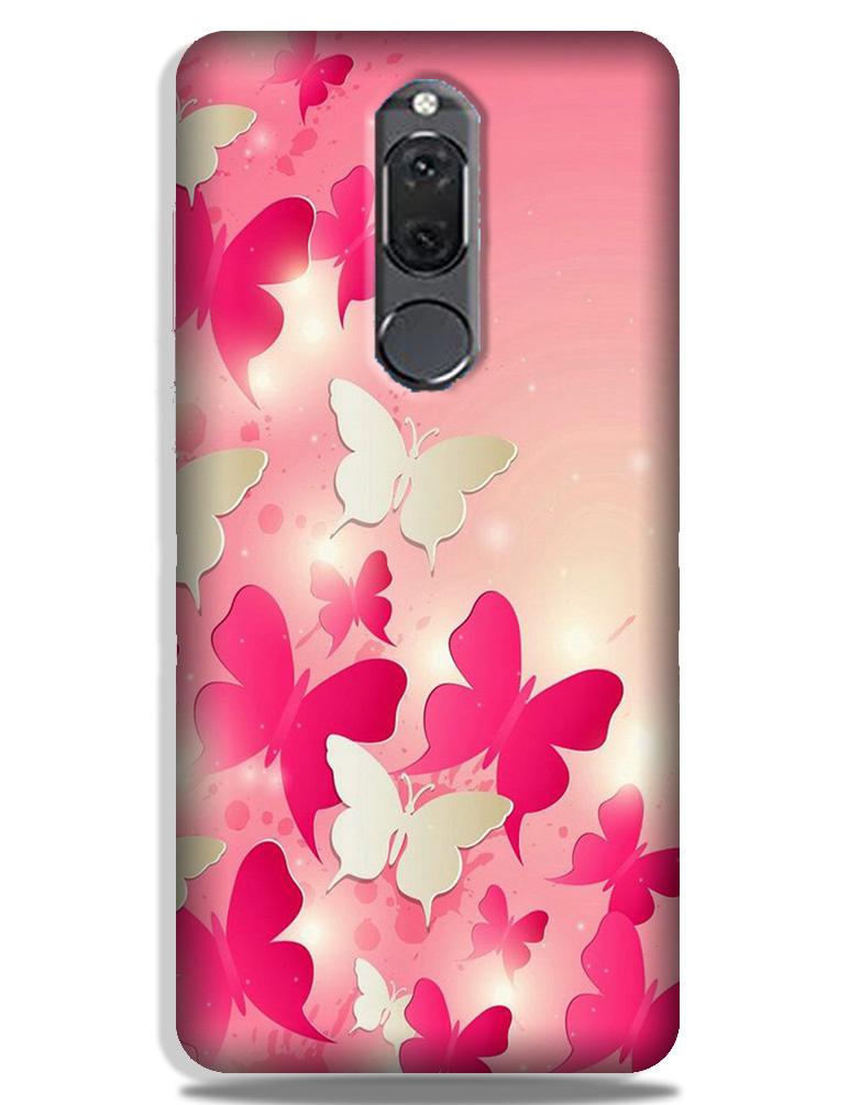 White Pick Butterflies Case for Honor 9i