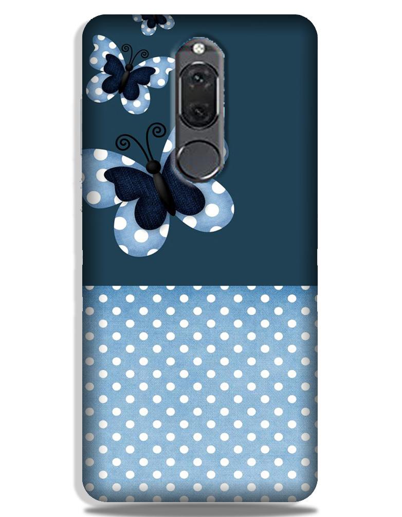 White dots Butterfly Case for Honor 9i