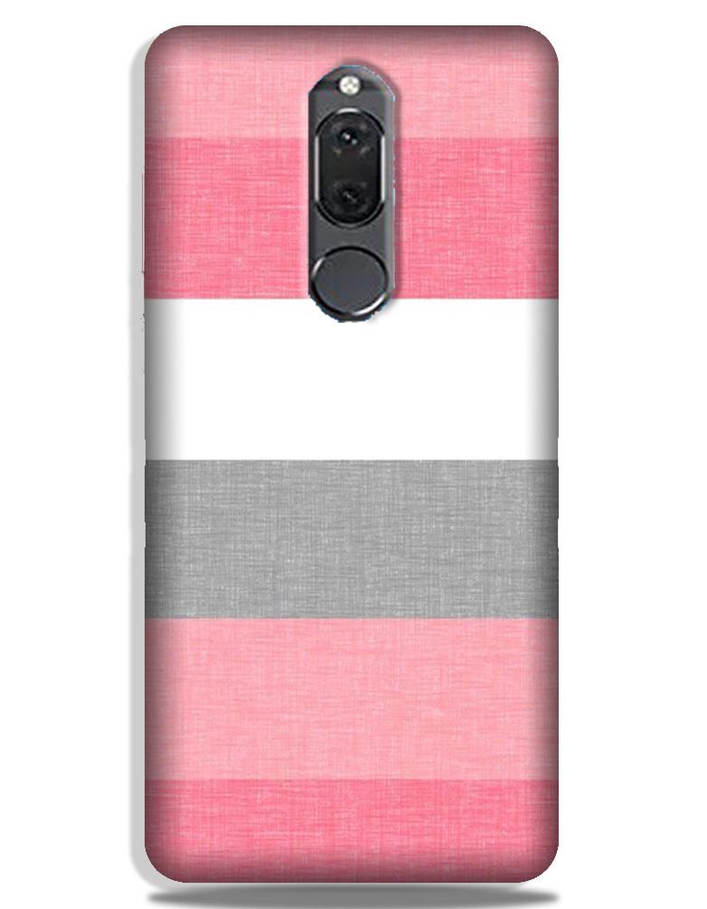 Pink white pattern Case for Honor 9i