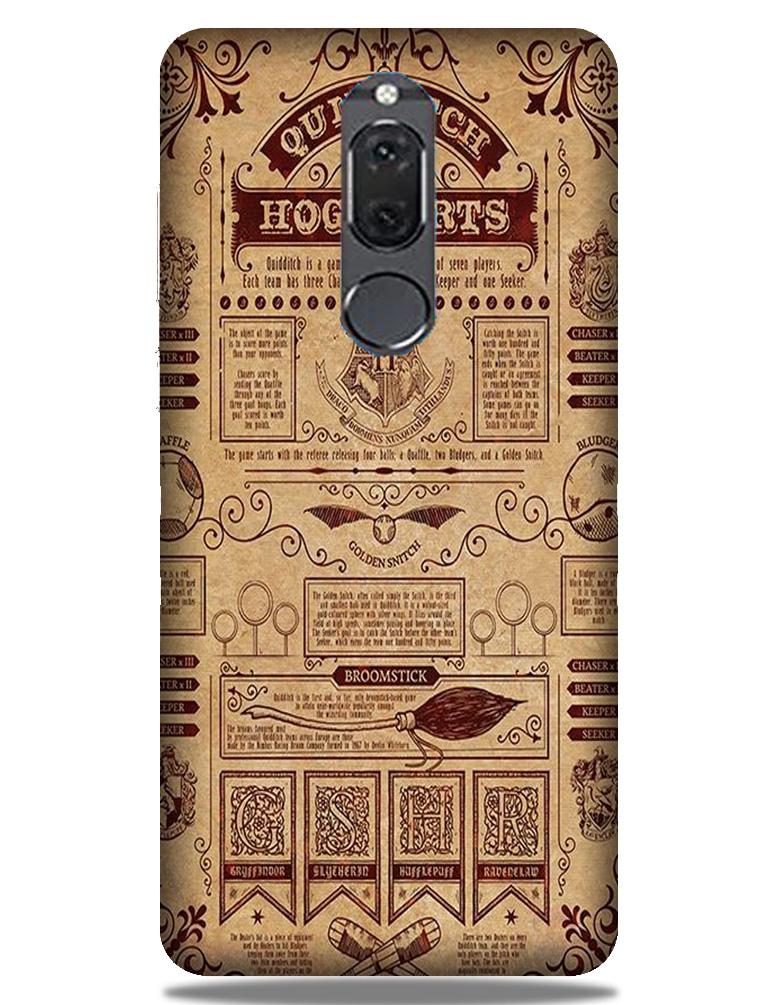 Hogwarts Mobile Back Case for Honor 9i (Design - 304)