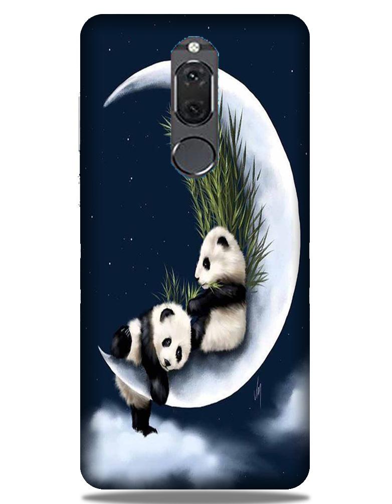 Panda Moon Mobile Back Case for Honor 9i (Design - 318)