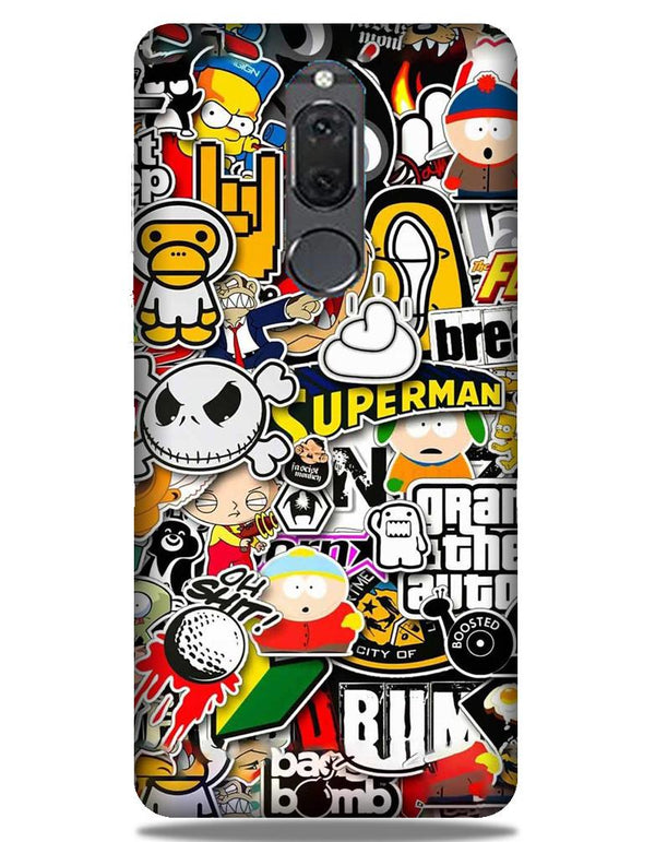 Designer Mobile Back Case for Honor 9i (Design - 320)