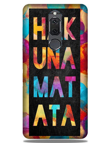 Hakuna Matata Mobile Back Case for Honor 9i (Design - 323)