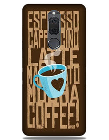 Love Coffee Mobile Back Case for Honor 9i (Design - 351)