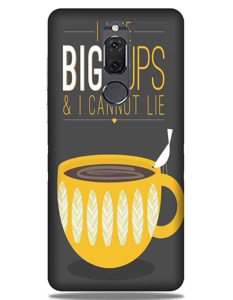 Big Cups Coffee Mobile Back Case for Honor 9i (Design - 352)