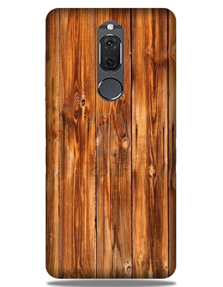 Wooden Texture Mobile Back Case for Honor 9i (Design - 376)