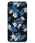 White flowers Blue Background2 Case for Huawei Honor 9N
