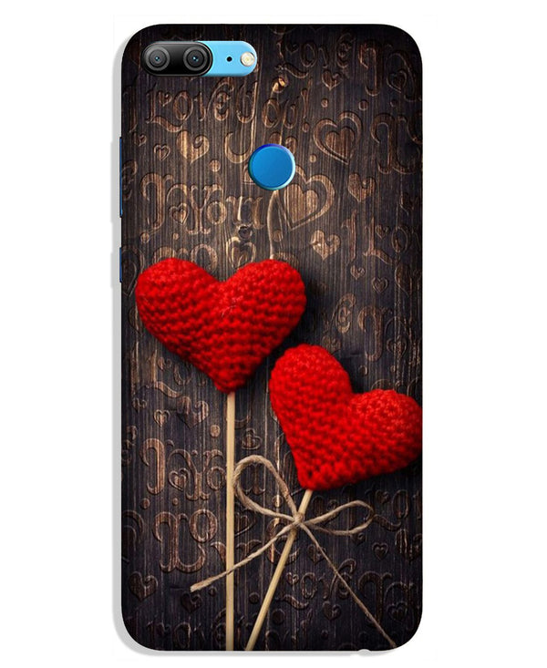 Red Hearts Case for Honor 9 Lite