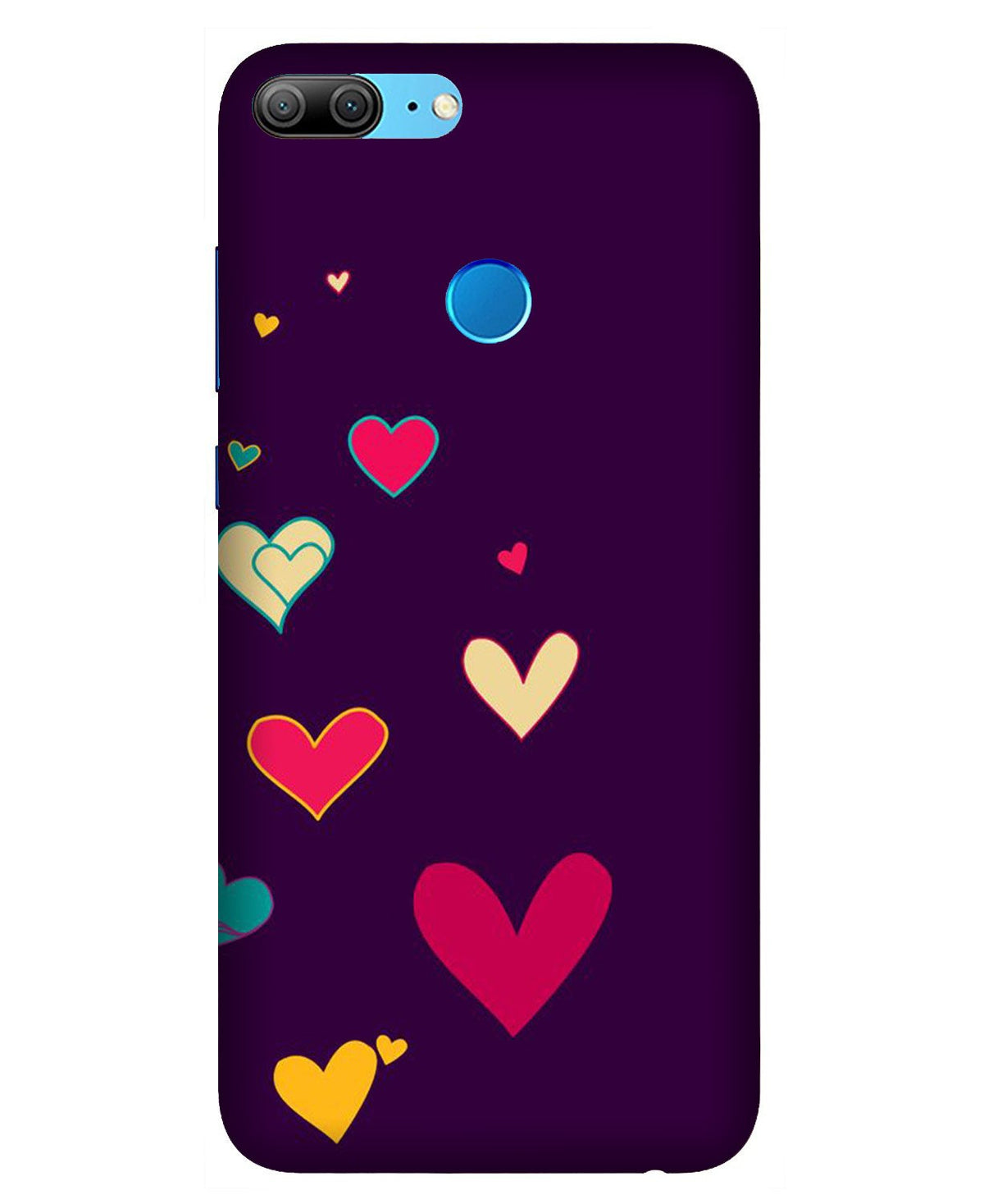 Purple Background Case for Huawei Honor 9 Lite  (Design - 107)