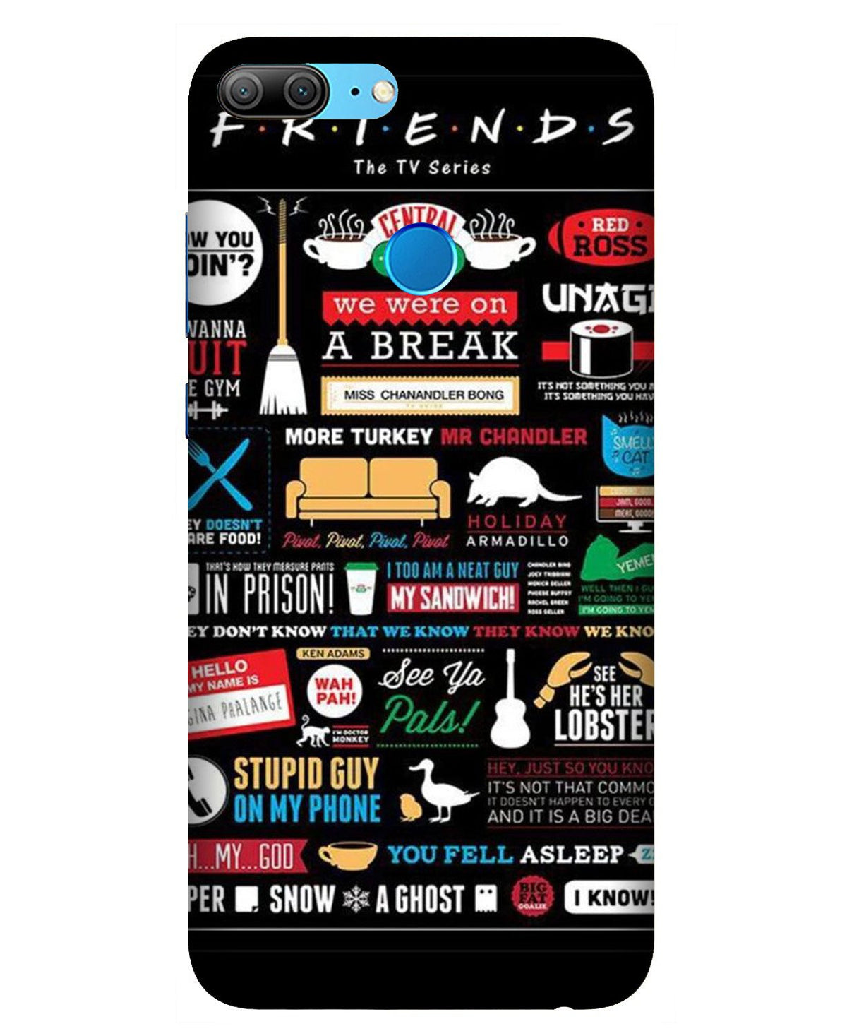 Friends Case for Huawei Honor 9 Lite  (Design - 145)