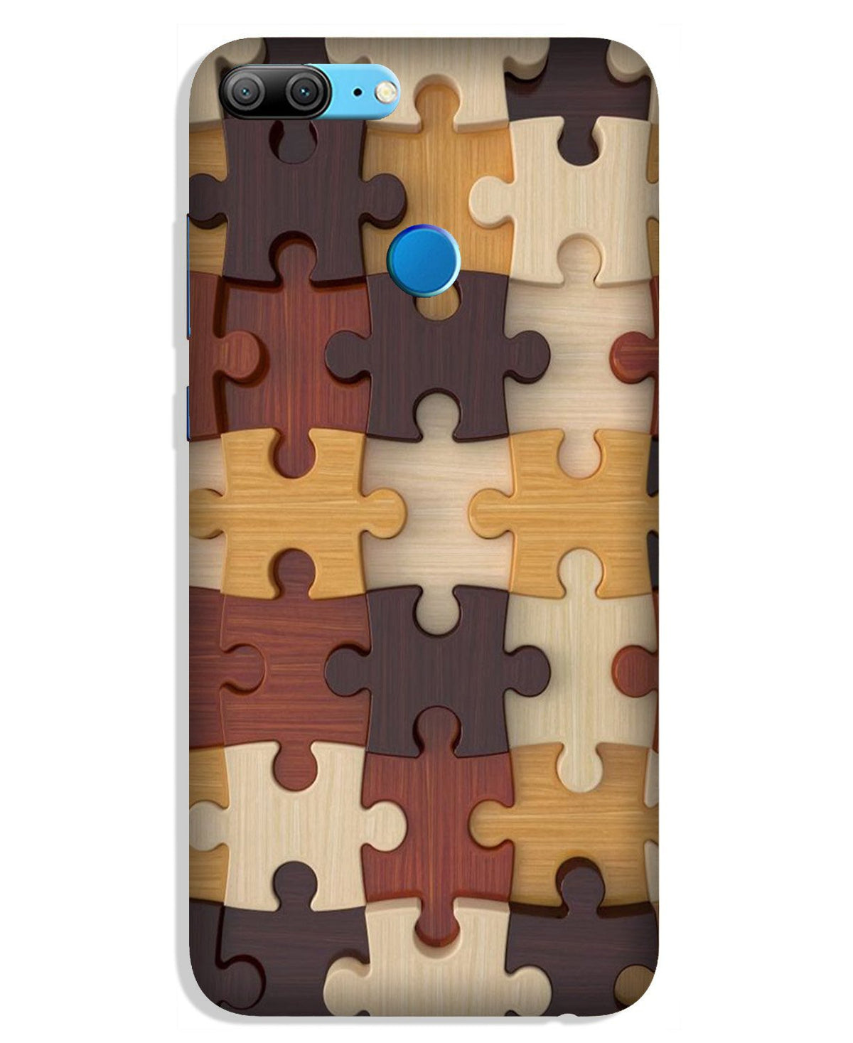 Puzzle Pattern Case for Huawei Honor 9N (Design No. 217)