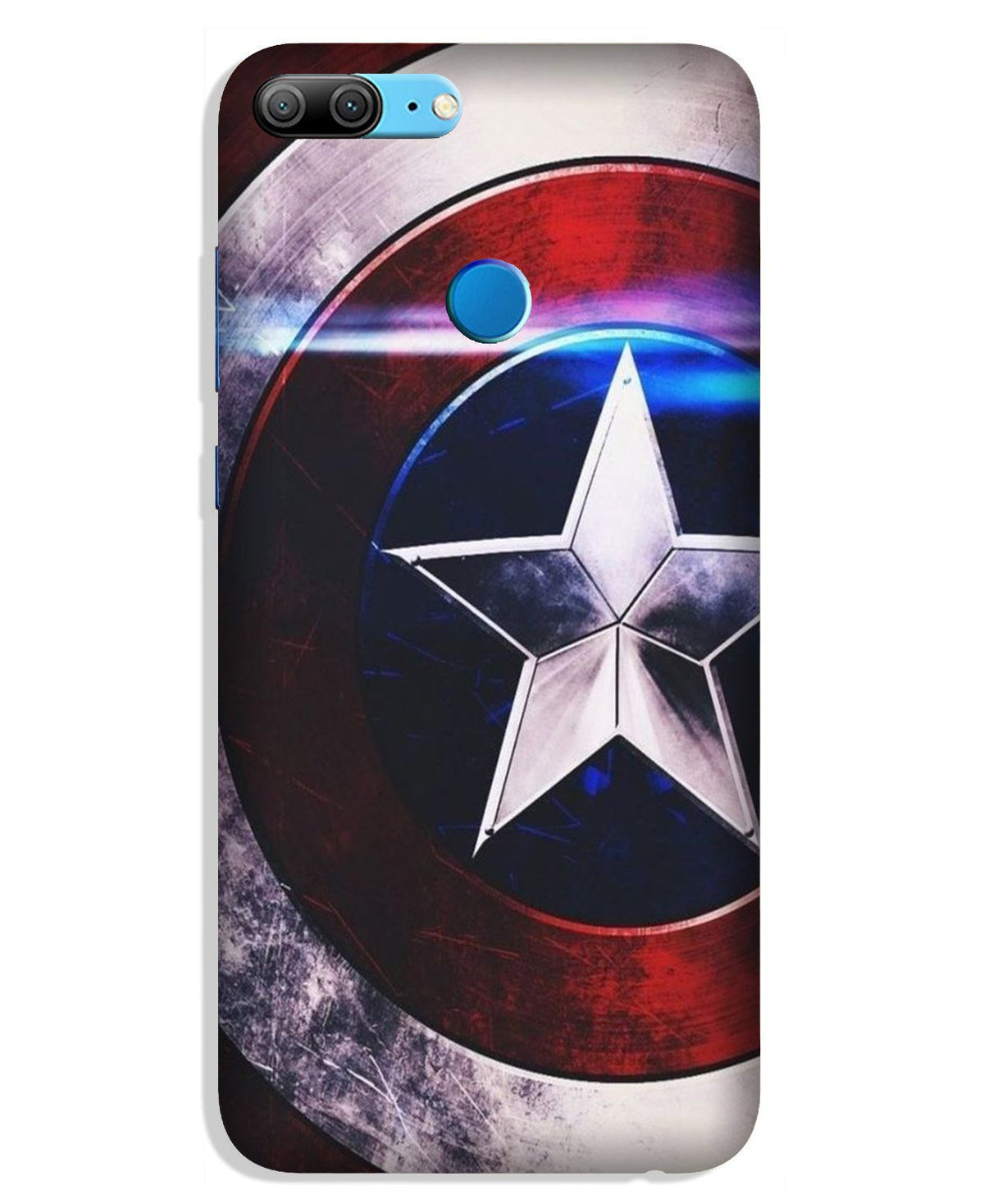 Captain America Shield Case for Huawei Honor 9 Lite (Design No. 250)