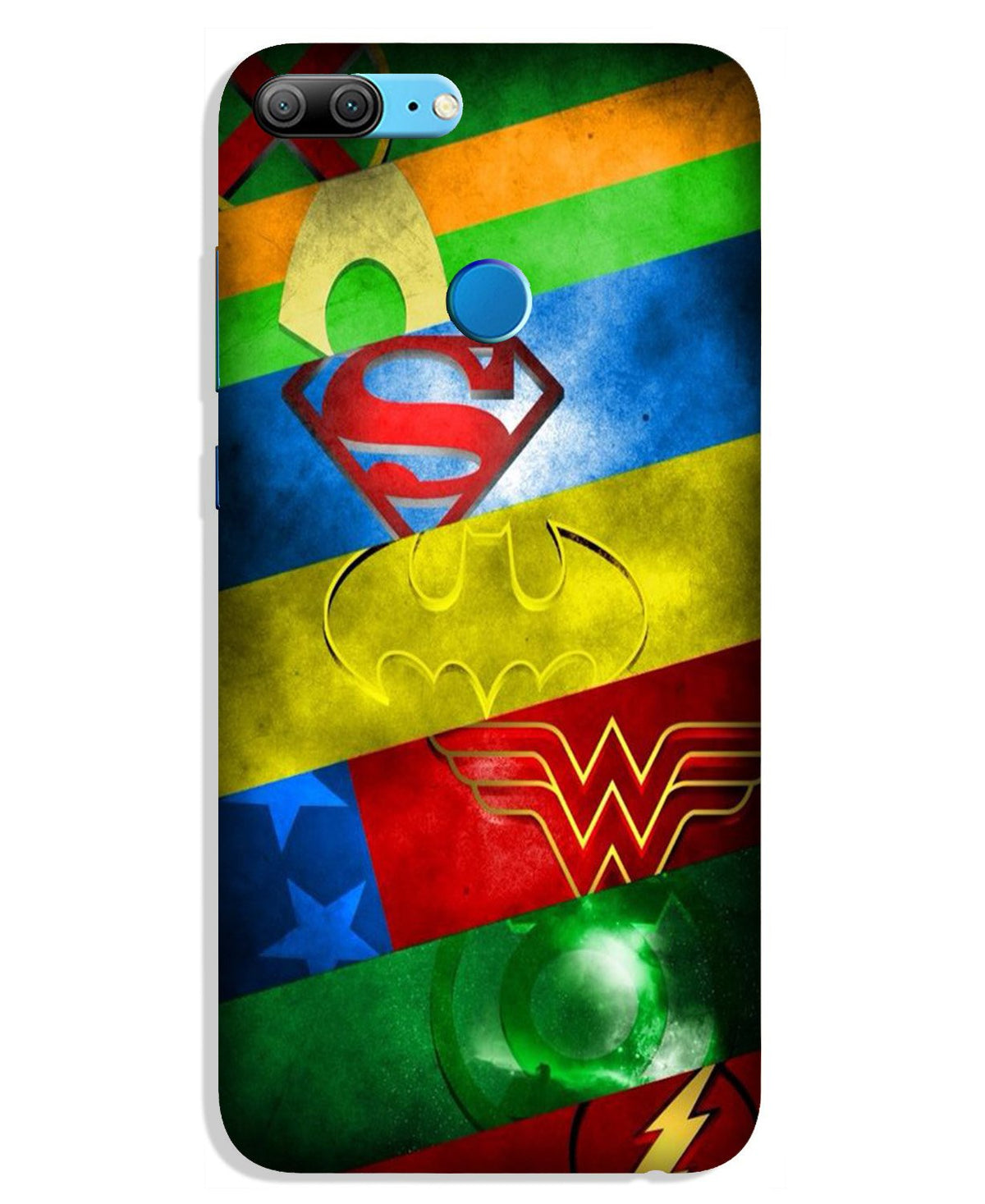 Superheros Logo Case for Huawei Honor 9N (Design No. 251)
