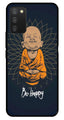 Be Happy Metal Mobile Case for Samsung Galaxy A03s   (Design No -27)