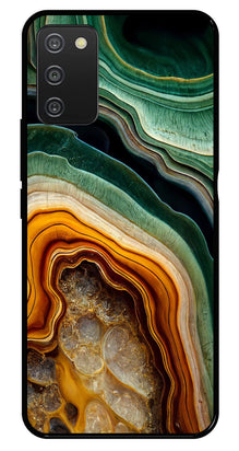 Marble Design Metal Mobile Case for Samsung Galaxy A03s