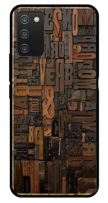 Alphabets Metal Mobile Case for Samsung Galaxy A03s