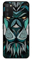 Lion Pattern Metal Mobile Case for Samsung Galaxy A03s   (Design No -40)