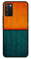Orange Green Pattern Metal Mobile Case for Samsung Galaxy A03s   (Design No -45)