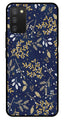 Floral Pattern  Metal Mobile Case for Samsung Galaxy A03s   (Design No -52)