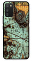 Map Design Metal Mobile Case for Samsung Galaxy A03s   (Design No -54)