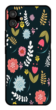Floral Pattern2 Metal Mobile Case for Samsung Galaxy A04