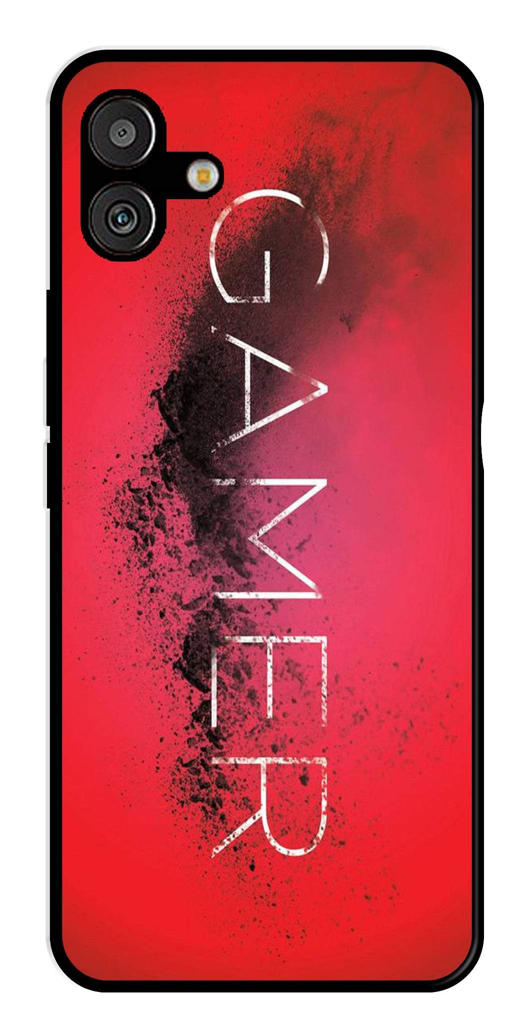 Gamer Pattern Metal Mobile Case for Samsung Galaxy A04   (Design No -41)