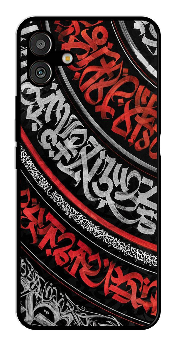 Qalander Art Metal Mobile Case for Samsung Galaxy A04   (Design No -49)