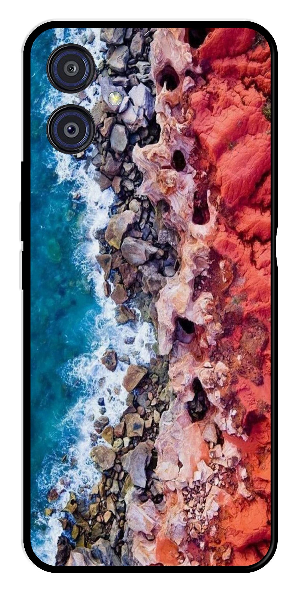 Sea Shore Metal Mobile Case for Samsung Galaxy A04E   (Design No -18)