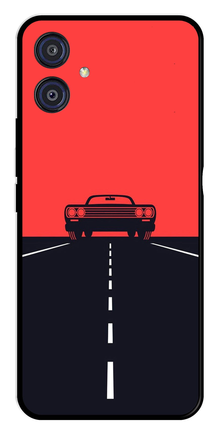 Car Lover Metal Mobile Case for Samsung Galaxy A04E   (Design No -21)