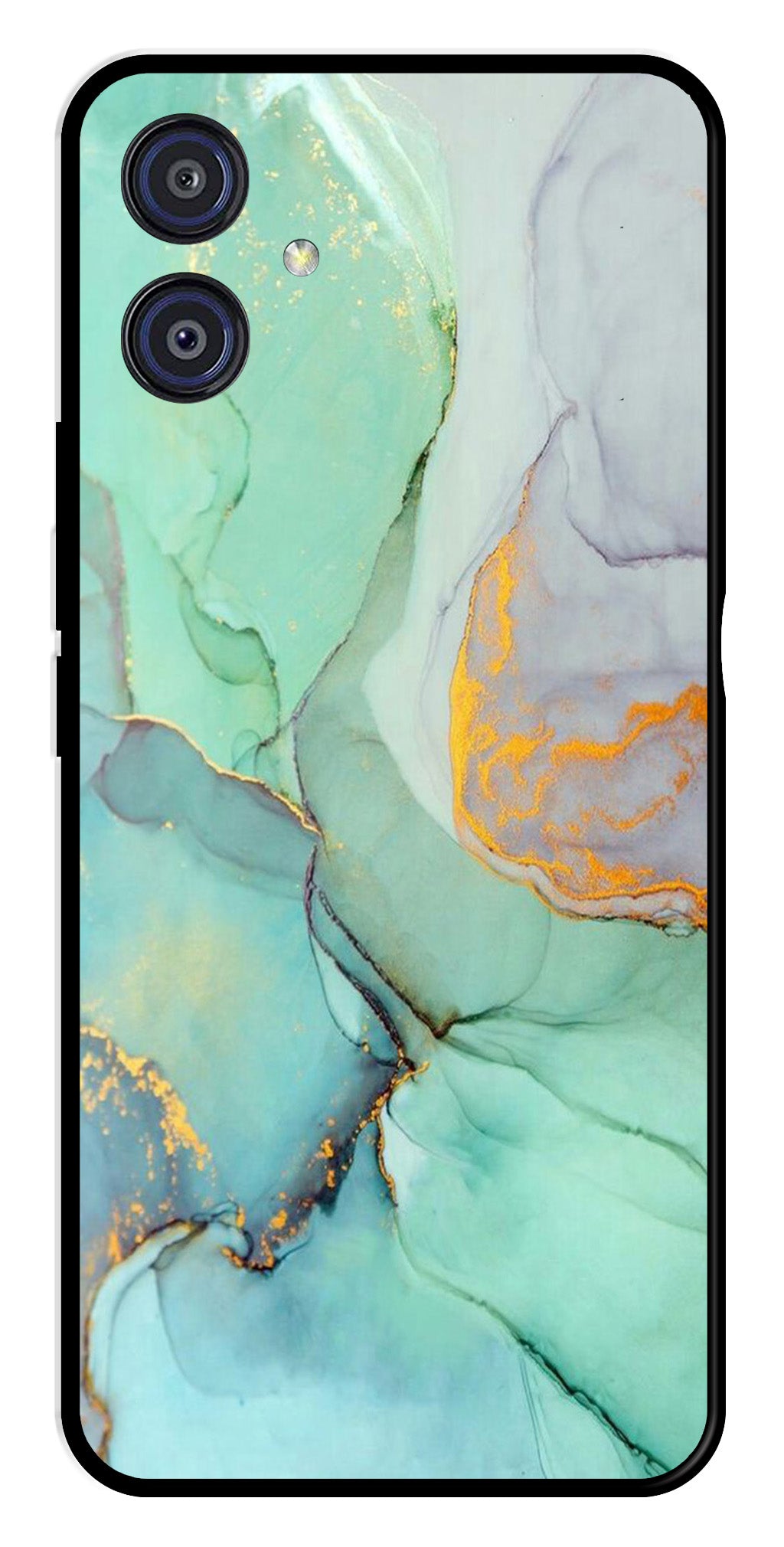 Marble Design Metal Mobile Case for Samsung Galaxy A04E   (Design No -46)