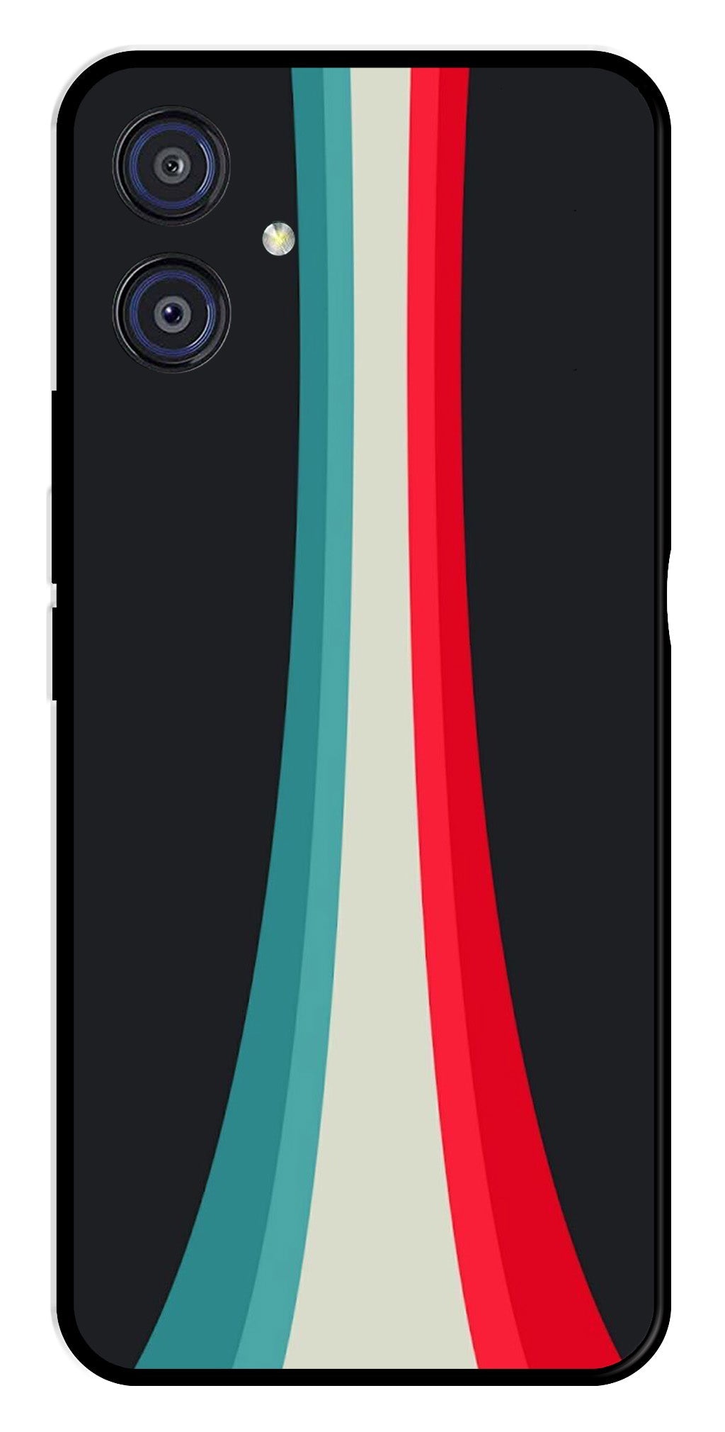 Modern Art Colorful Metal Mobile Case for Samsung Galaxy A04E   (Design No -48)