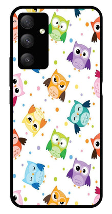 Owls Pattern Metal Mobile Case for Samsung Galaxy A04s