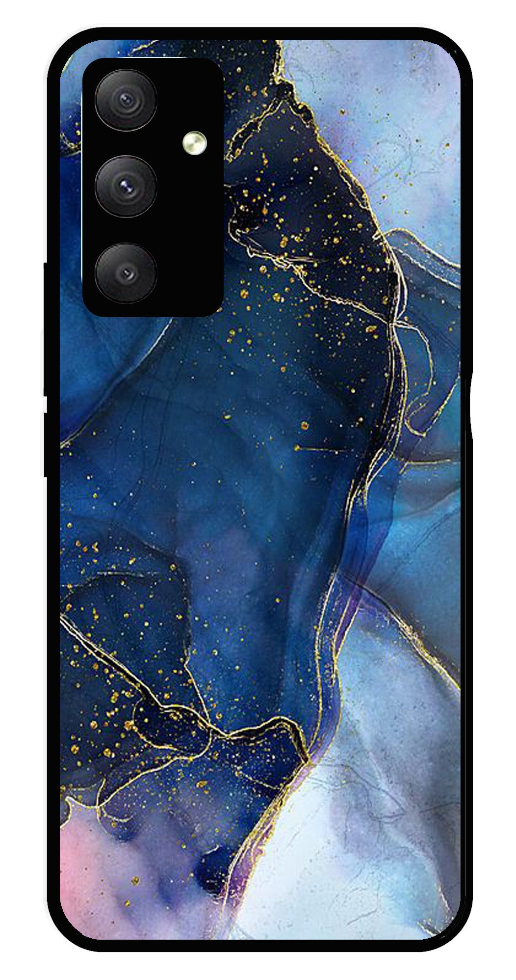 Blue Marble Metal Mobile Case for Samsung Galaxy A04s   (Design No -34)
