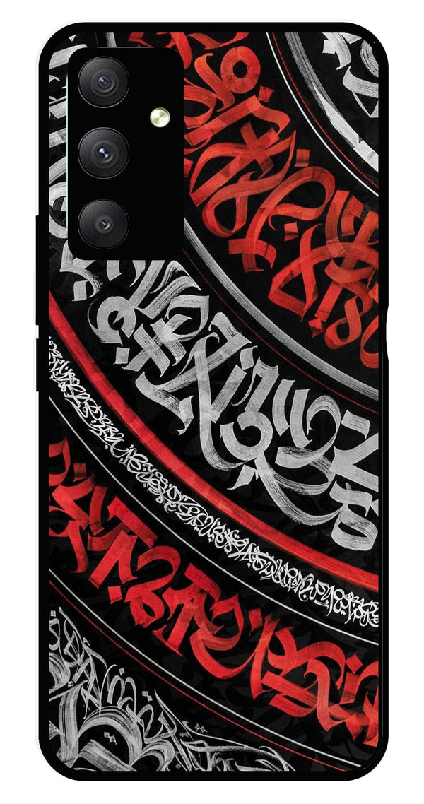 Qalander Art Metal Mobile Case for Samsung Galaxy A04s   (Design No -49)