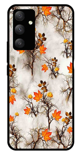 Autumn leaves Metal Mobile Case for Samsung Galaxy A04s   (Design No -55)