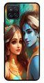 Lord Radha Krishna Metal Mobile Case for Samsung Galaxy A12   (Design No -01)