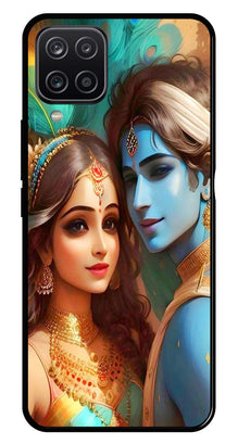 Lord Radha Krishna Metal Mobile Case for Samsung Galaxy A12
