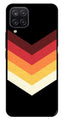 MultiColor Arrow Metal Mobile Case for Samsung Galaxy A12   (Design No -04)