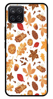 Autumn Leaf Metal Mobile Case for Samsung Galaxy A12