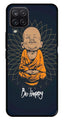 Be Happy Metal Mobile Case for Samsung Galaxy A12   (Design No -27)