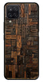 Alphabets Metal Mobile Case for Samsung Galaxy A12   (Design No -32)
